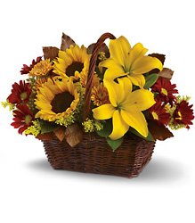 Golden Days Basket from Weidig's Floral in Chardon, OH